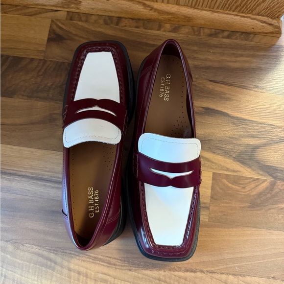 GH BASS Bowery Leather Penny Loafers size 7.5 never worn - Picture 3 of 10